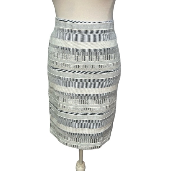Loft Striped Knit Skirt - Picture 1 of 3